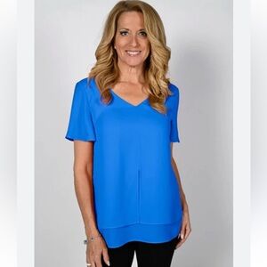 Frank Lyman Design Royal Blue Blouse